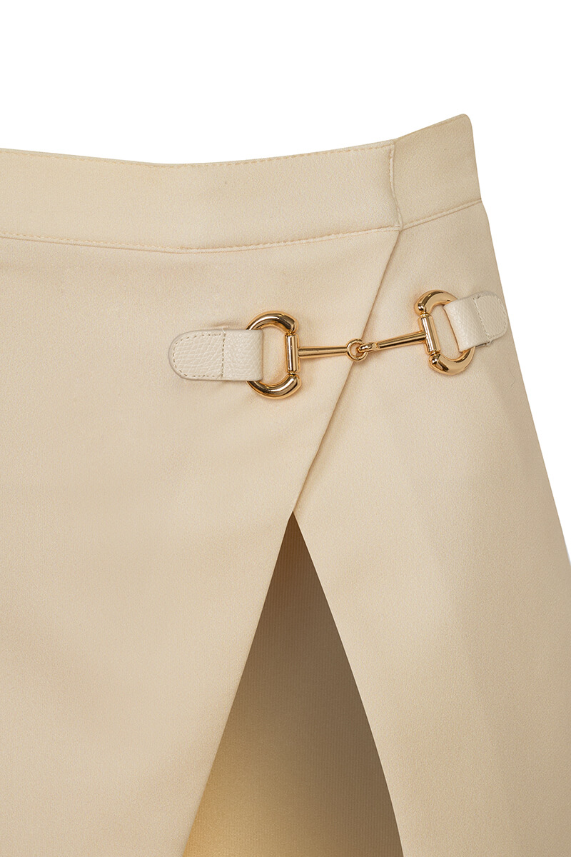 Pulse Pleat Fustă-Accesoriu - Soft Beige - Imagine 29