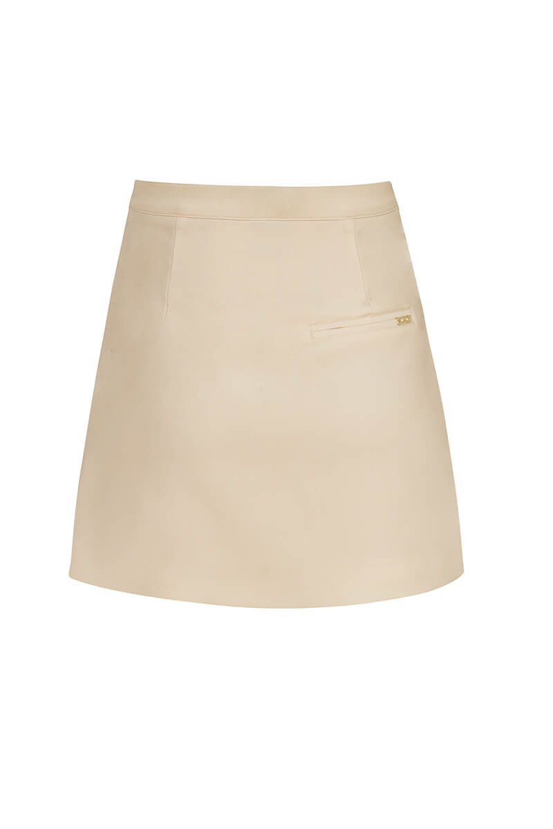 Pulse Pleat Fustă-Accesoriu - Soft Beige - Imagine 30