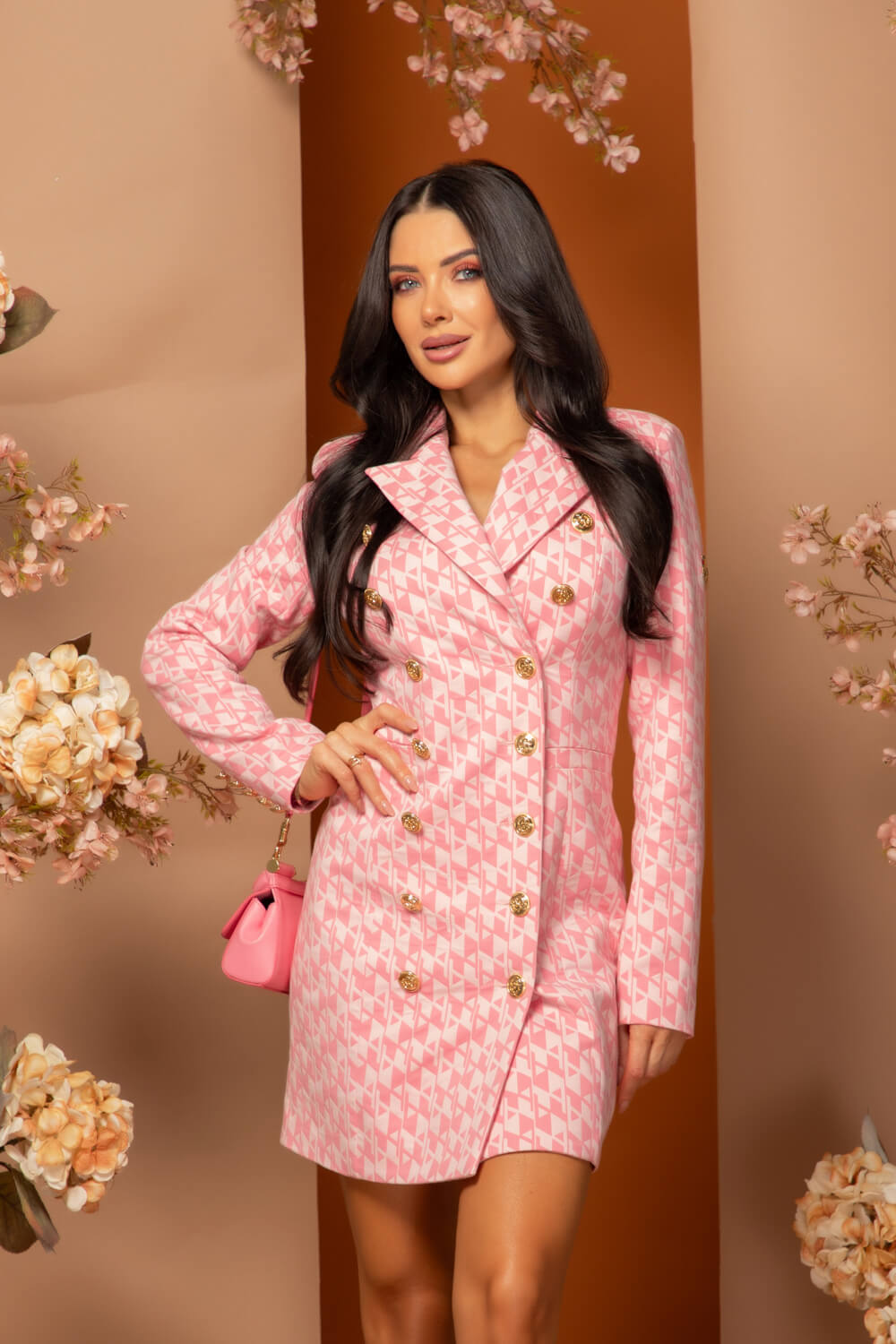 Dazzle Delight Sacou-Rochie - Pink - Imagine 24