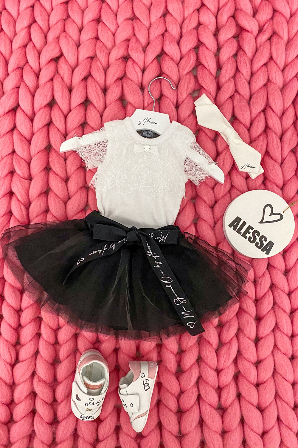 Urban princess Alessa mini Fustă tutu - neagră - Imagine 8