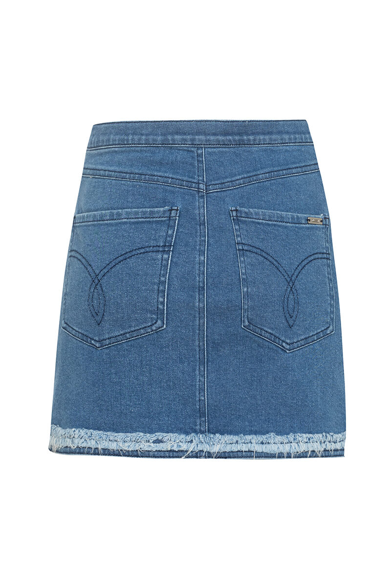 Fusion Muse Fustă-Accesoriu - Denim Blue - Imagine 23