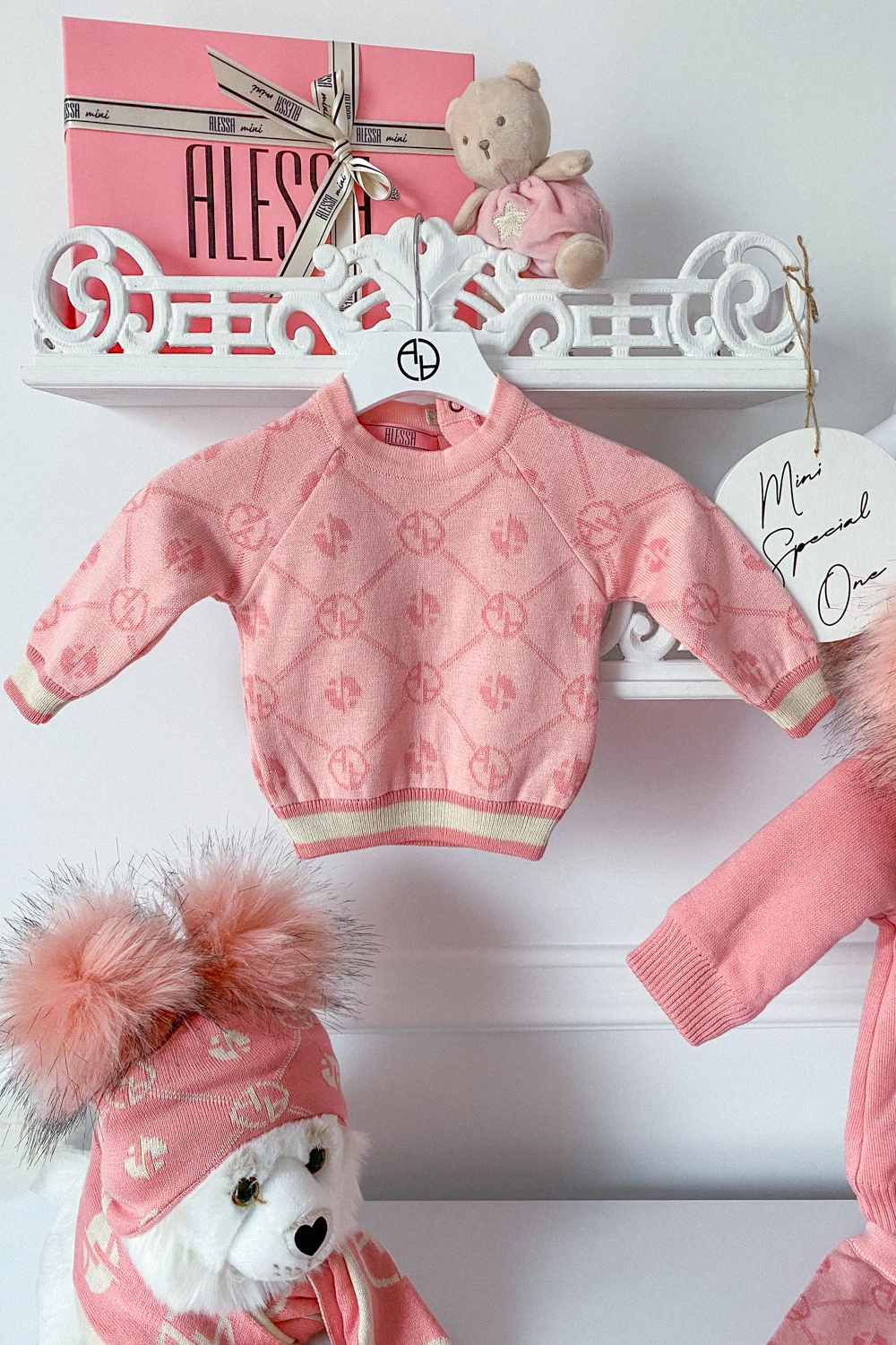 Alessa mini Religion Bluza tricotată - pink - Imagine 12
