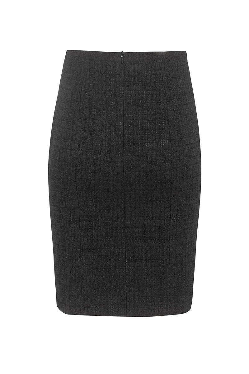 Classy Catalyst Fustă din Bouclé - Black - Imagine 35