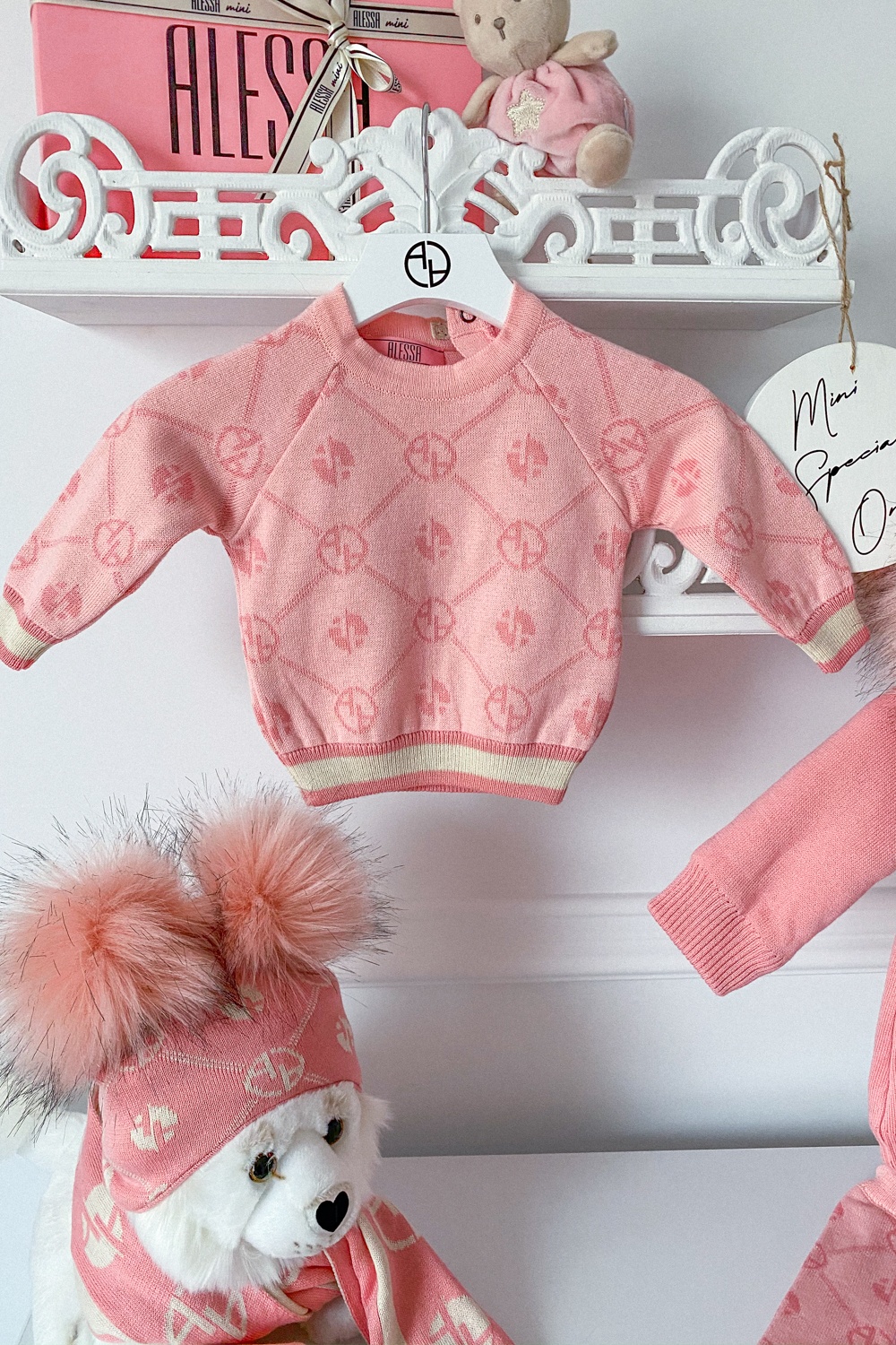 Alessa mini Religion Bluza tricotată - pink - Imagine 10