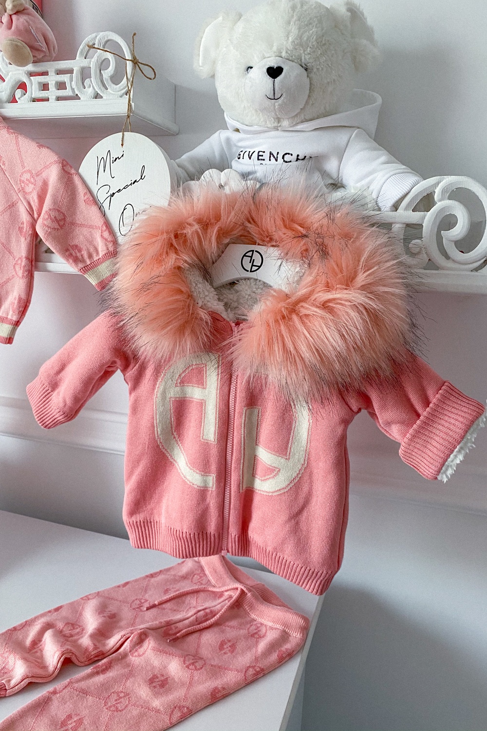Alessa mini Jachetă tricotată - pink - Imagine 12