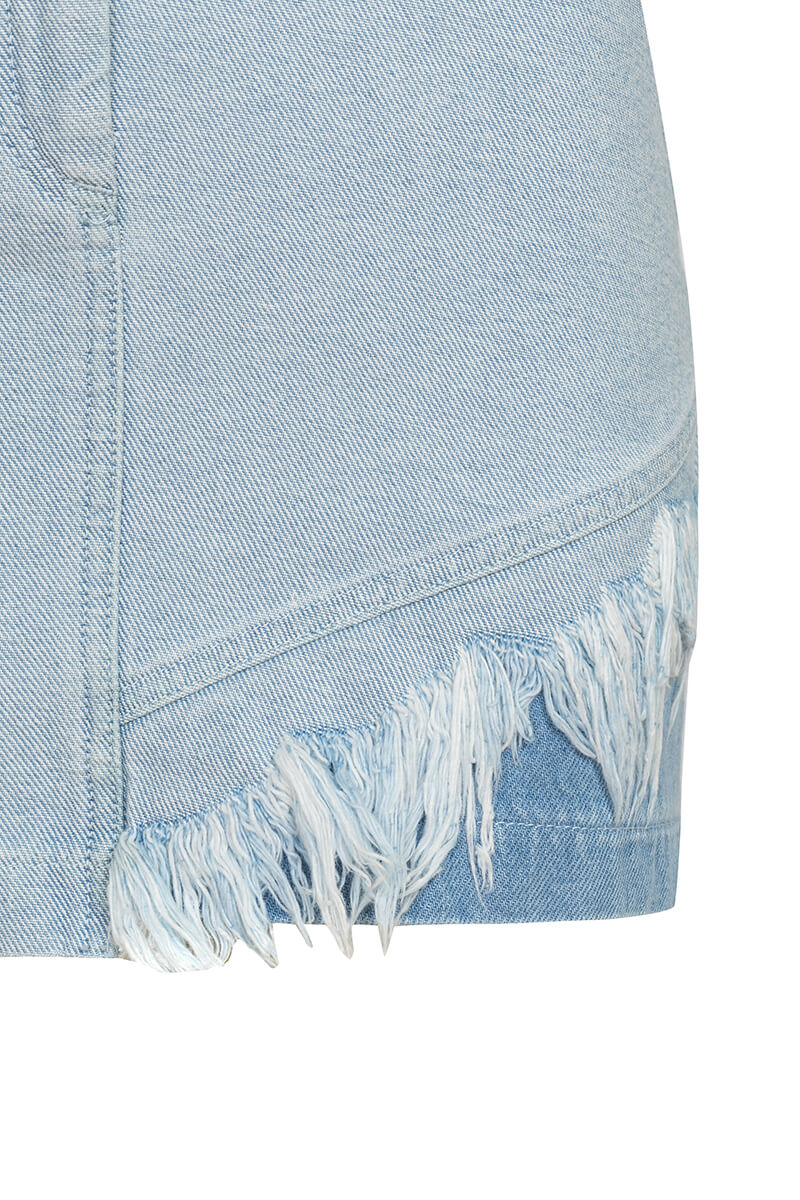 Fierce Femininity Fustă Din Denim - Imagine 46