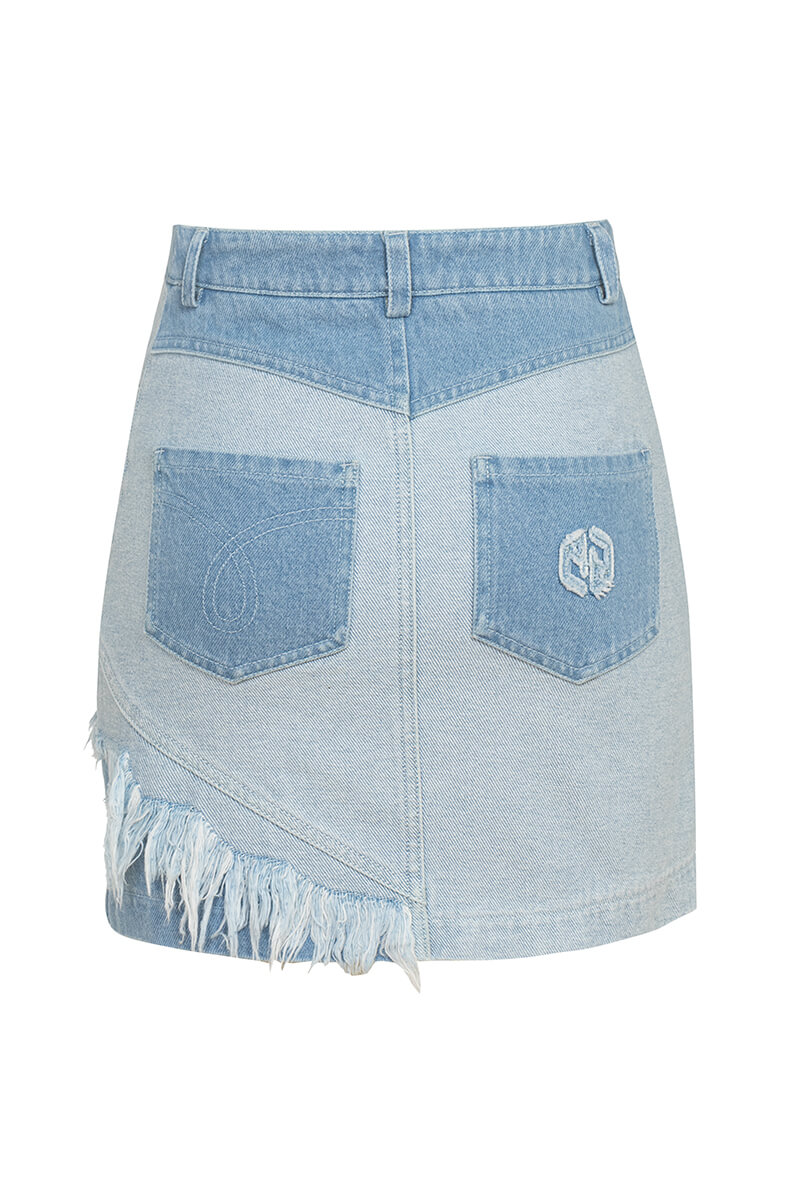 Fierce Femininity Fustă Din Denim - Imagine 28