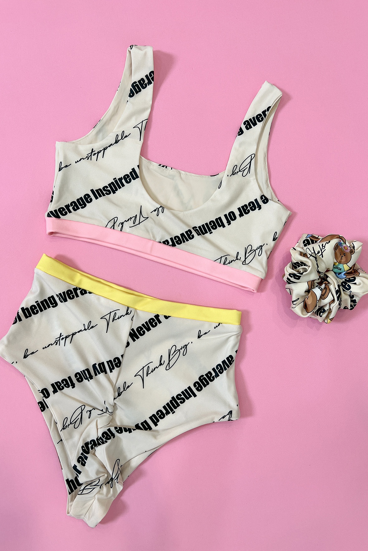 Too Cute To Handle Crop top costum de baie - Imagine 7