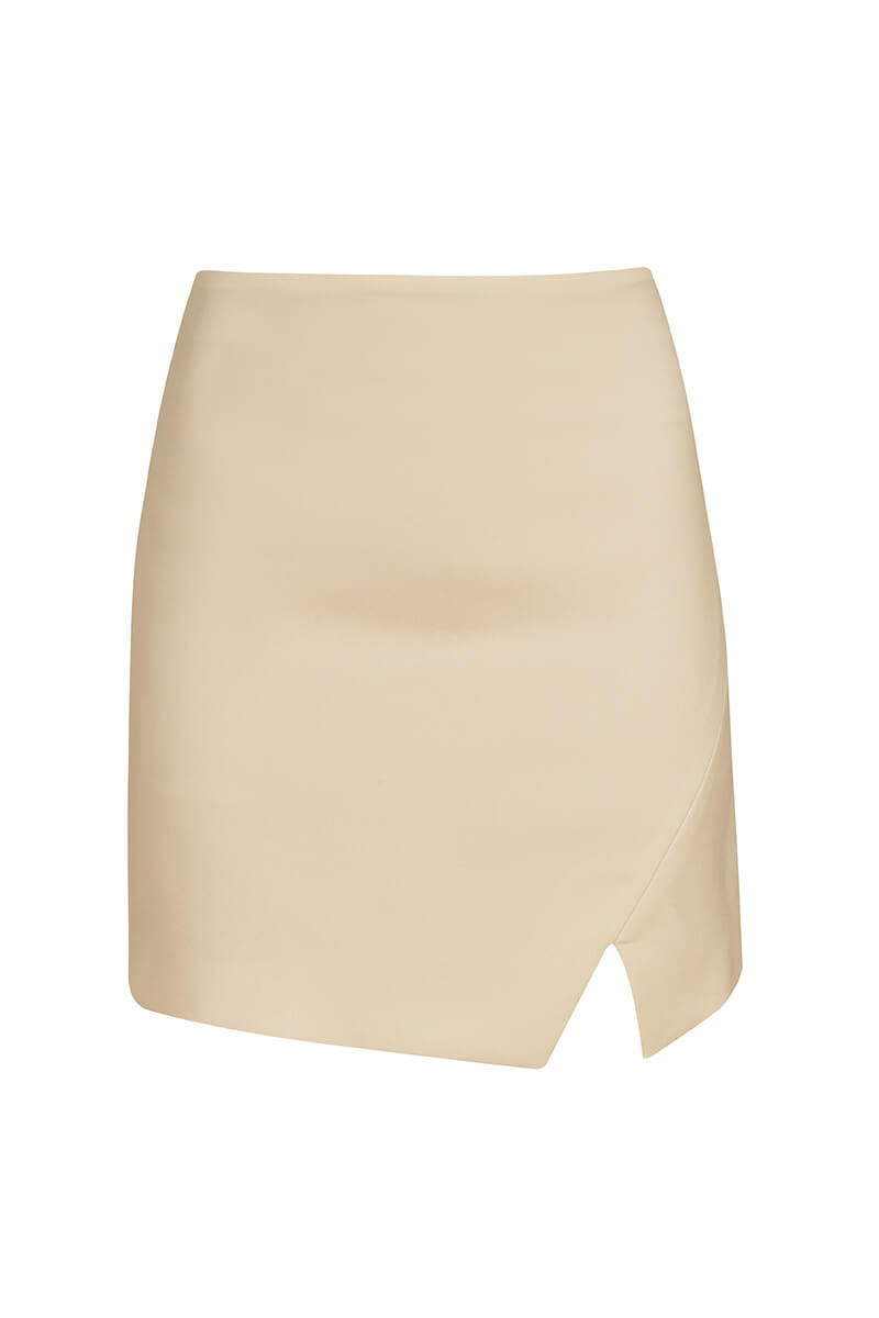 Pulse Pleat Fustă-Pantalon - Soft Beige - Imagine 21