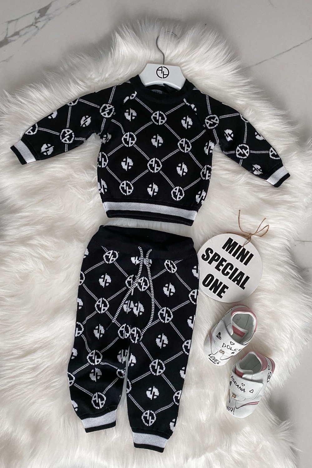Alessa mini Religion pantaloni din tricot - negru - Imagine 10