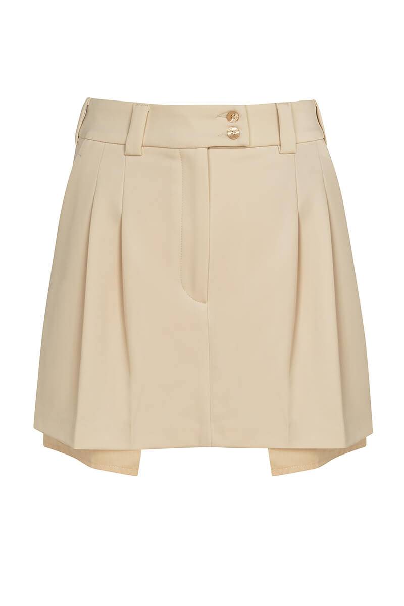 Tempting Twist Fustă-Pantalon - soft beige - Imagine 16