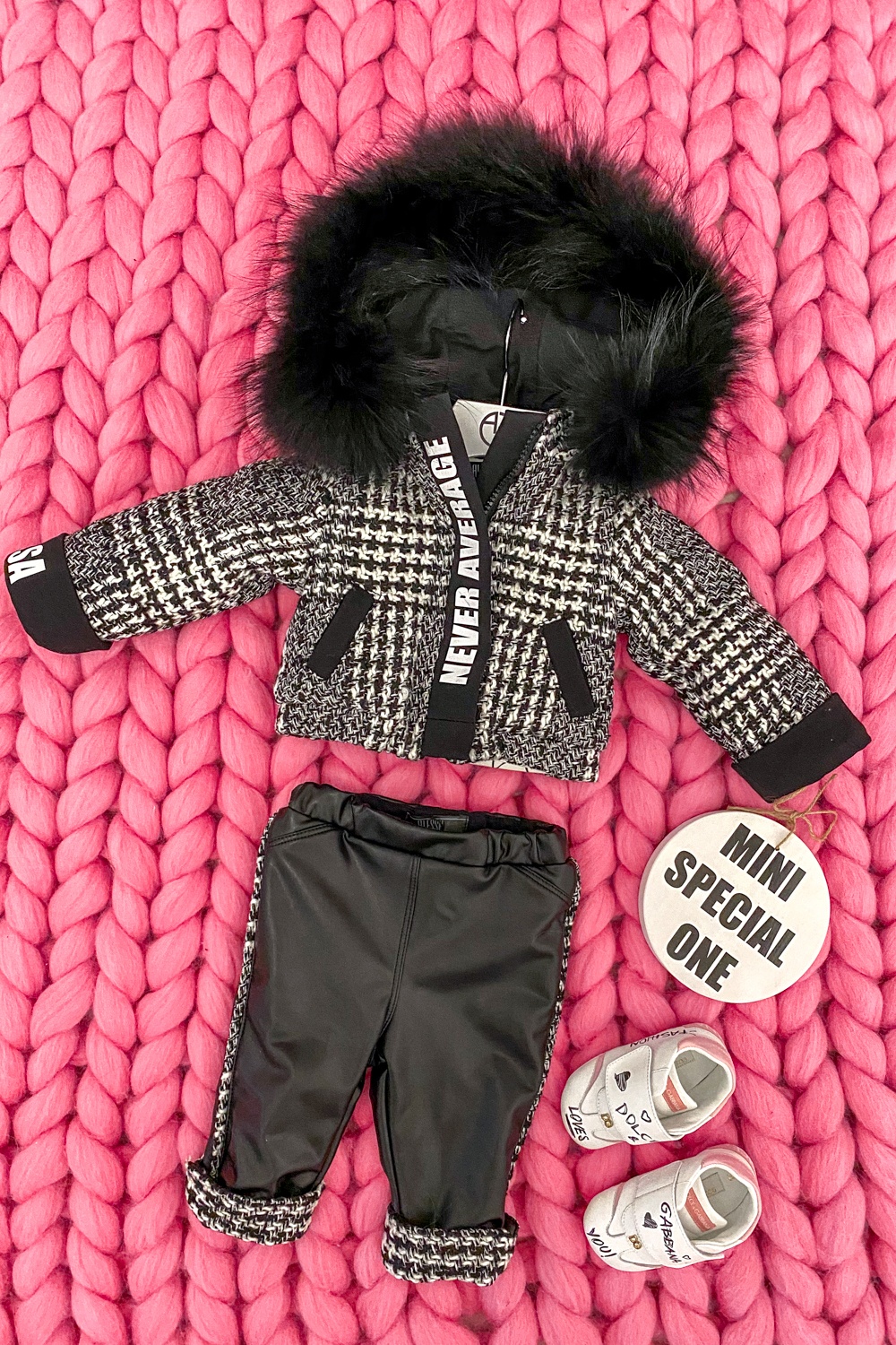 Slow Down Baby Alessa mini Geacă de iarnă din boucle - Imagine 10