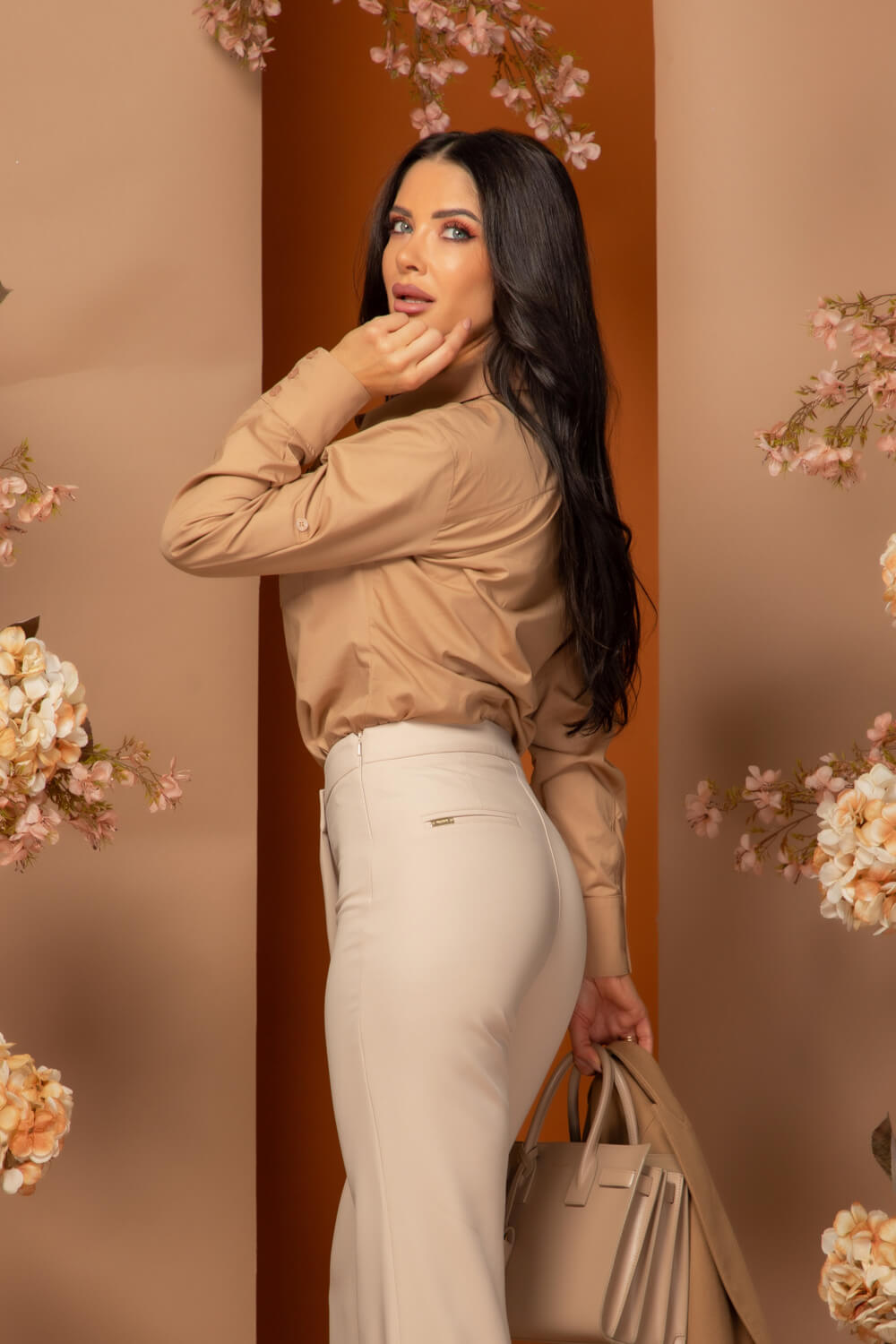 Luxury Classic Cămașă - Mocha - Imagine 14