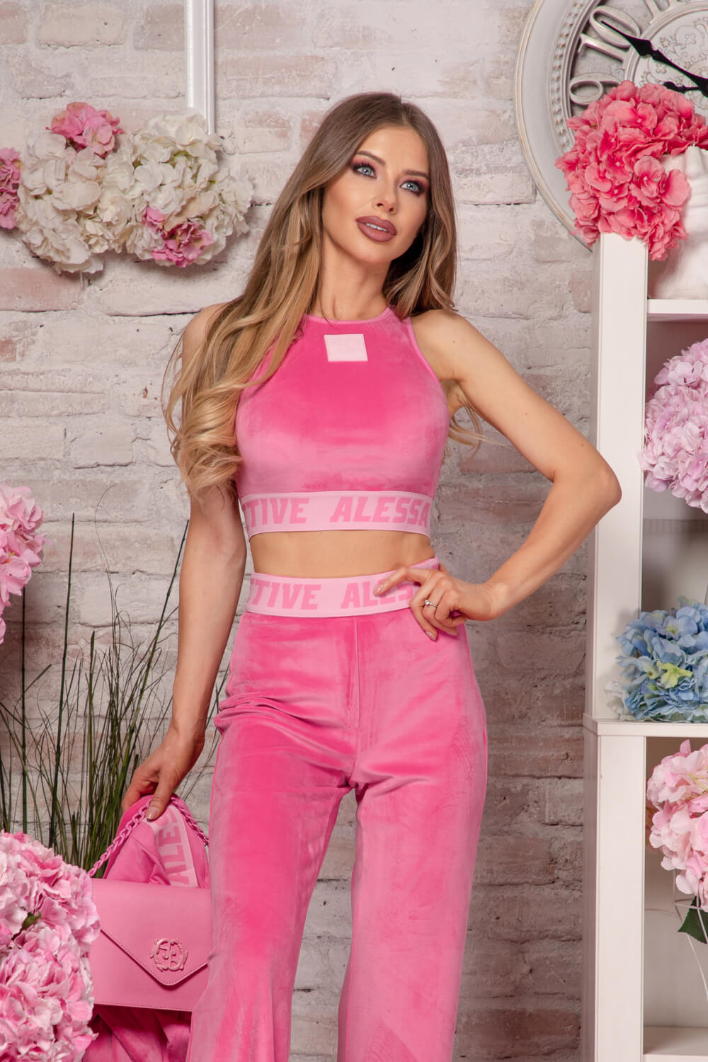 Candy Crush Pantaloni de Pluș - Pink - Imagine 15