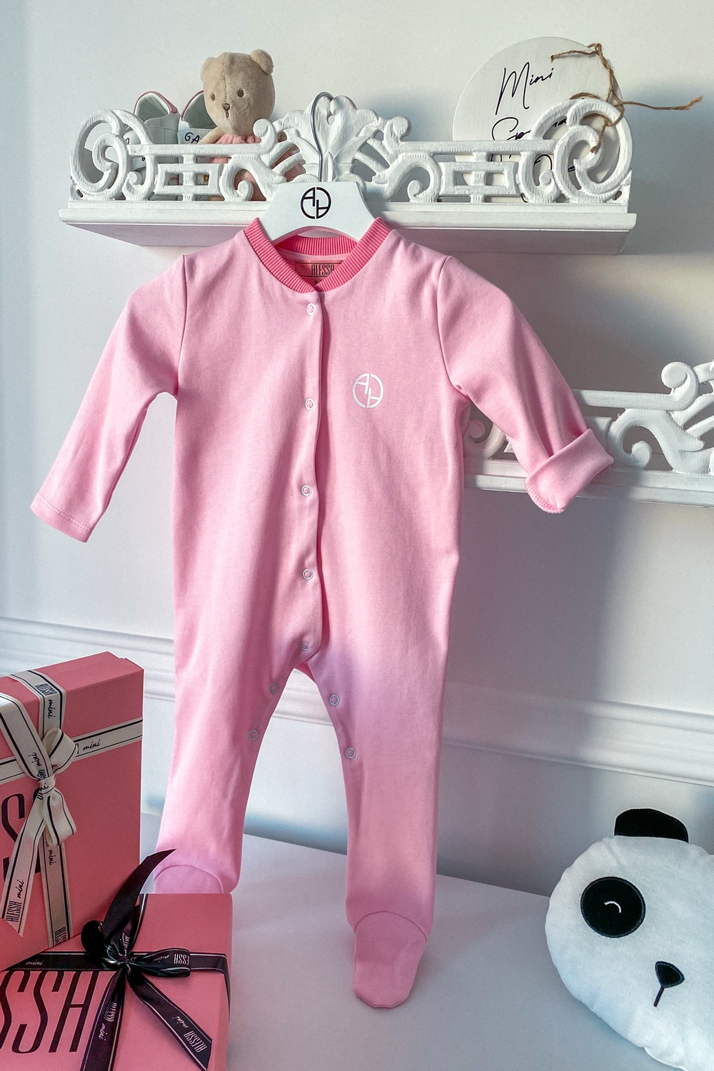 Alessa Mini Special One combinezon cu nasturi - pink - Imagine 5