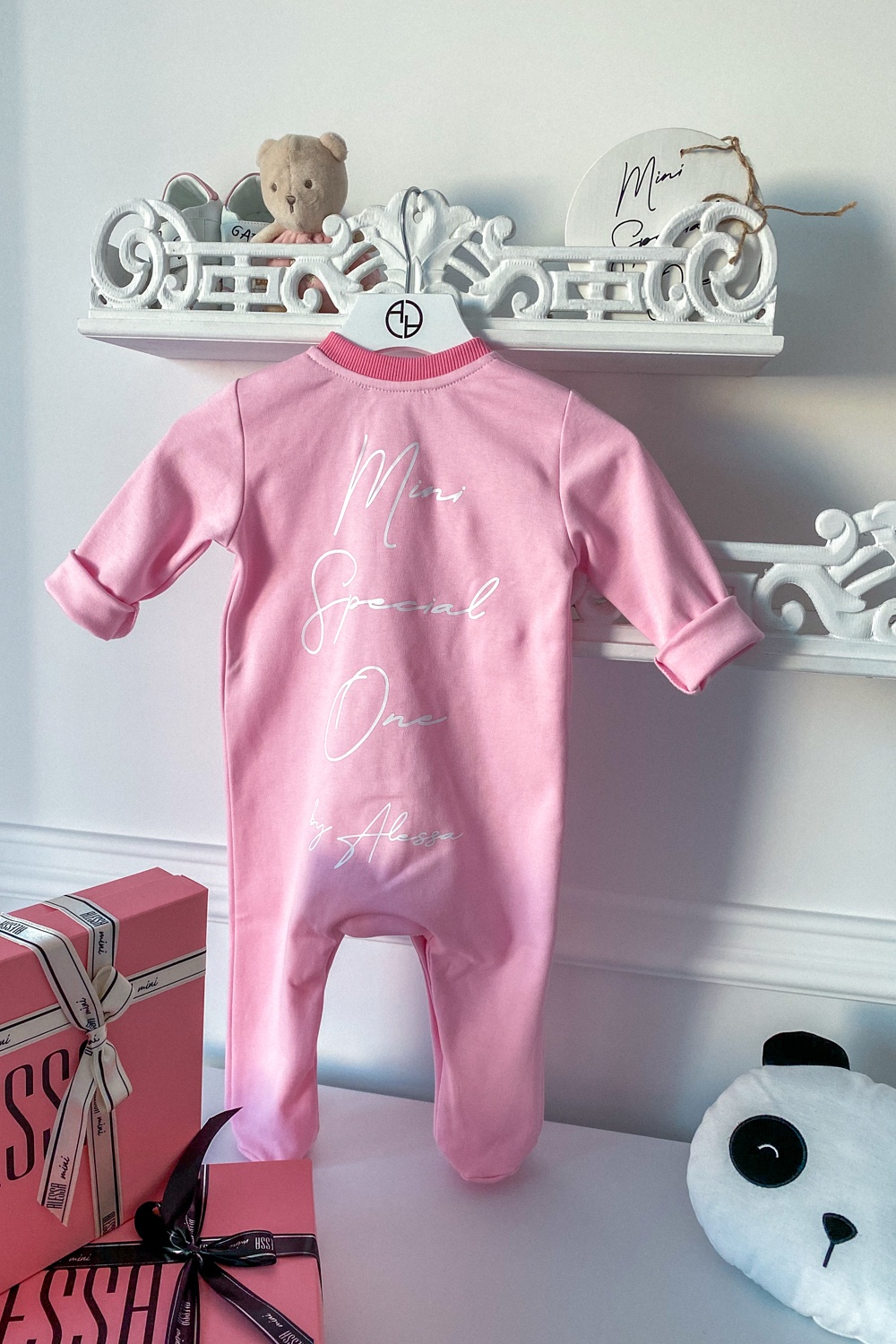 Alessa Mini Special One combinezon cu nasturi - pink - Imagine 6