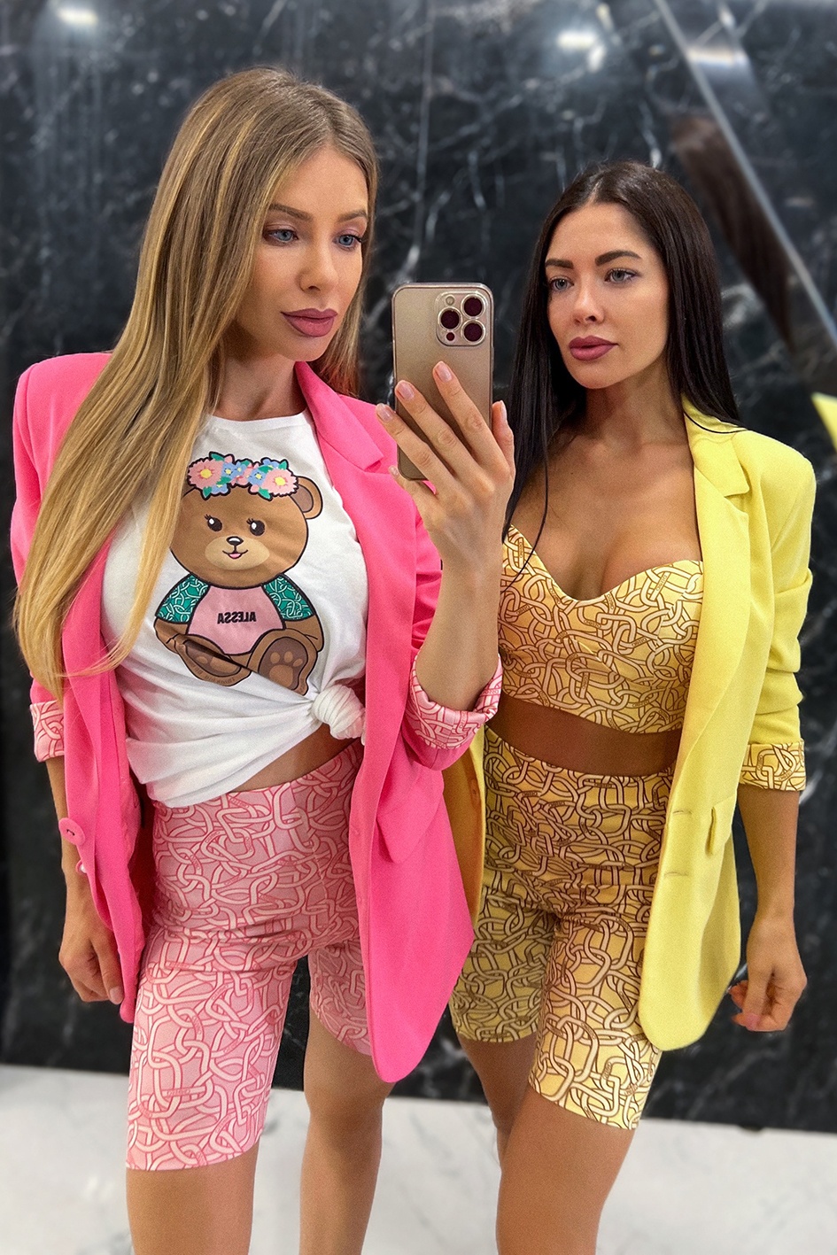 Top Score Colanți - Luxury Yellow - Imagine 4