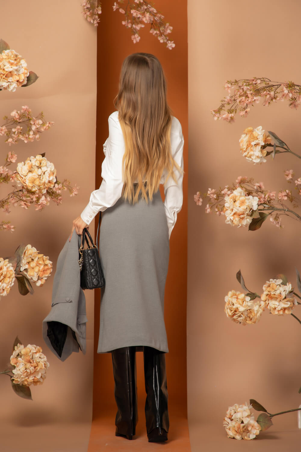 Cashmere Crush Fusta Din Cașmir - Imagine 11