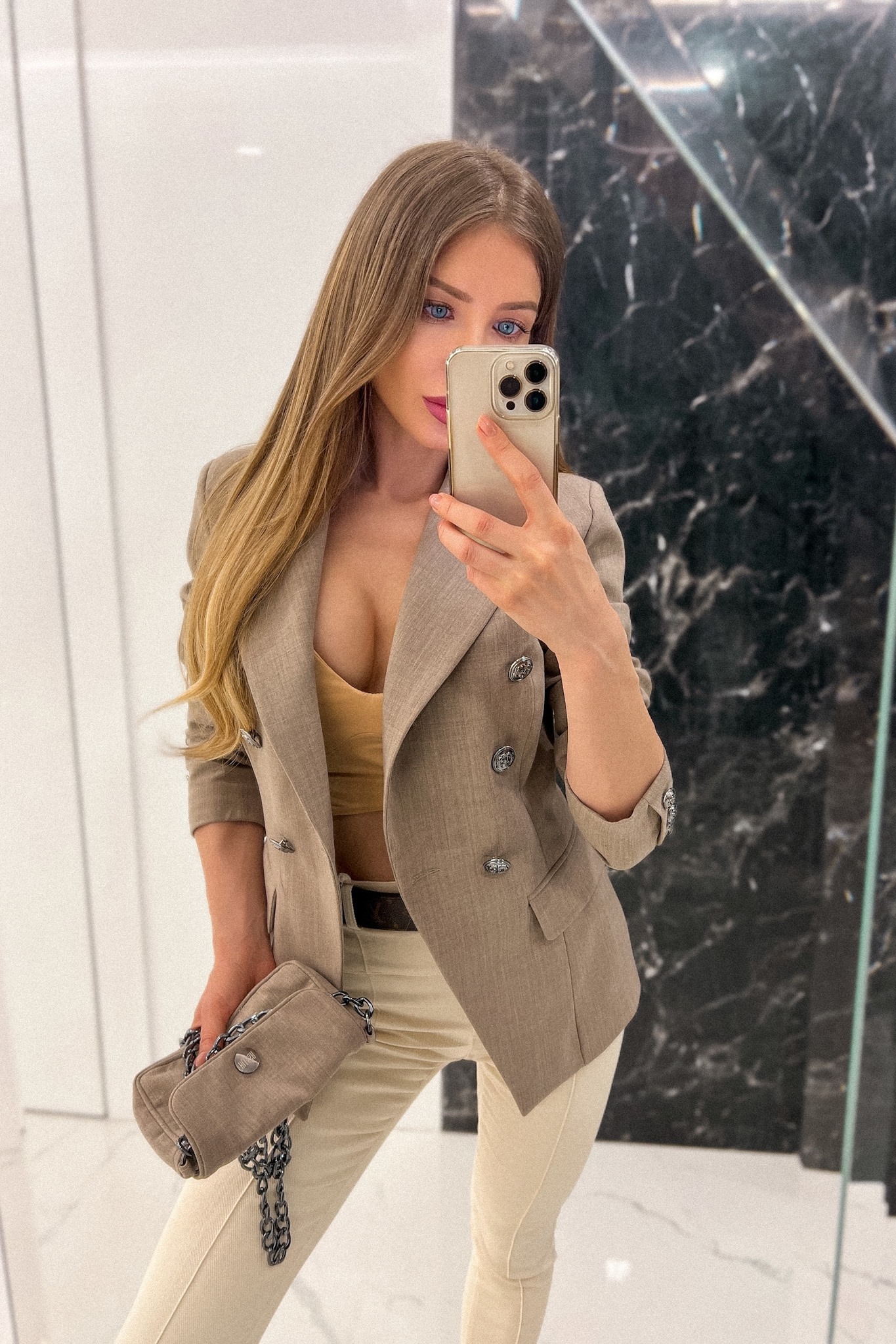 Make It Yours Blazer - Light Brown - Imagine 14