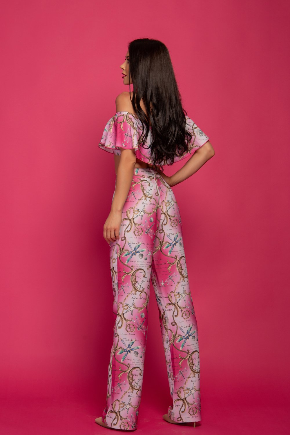 All I Want Is A Yacht Pantalon - Pink print - Imagine 9