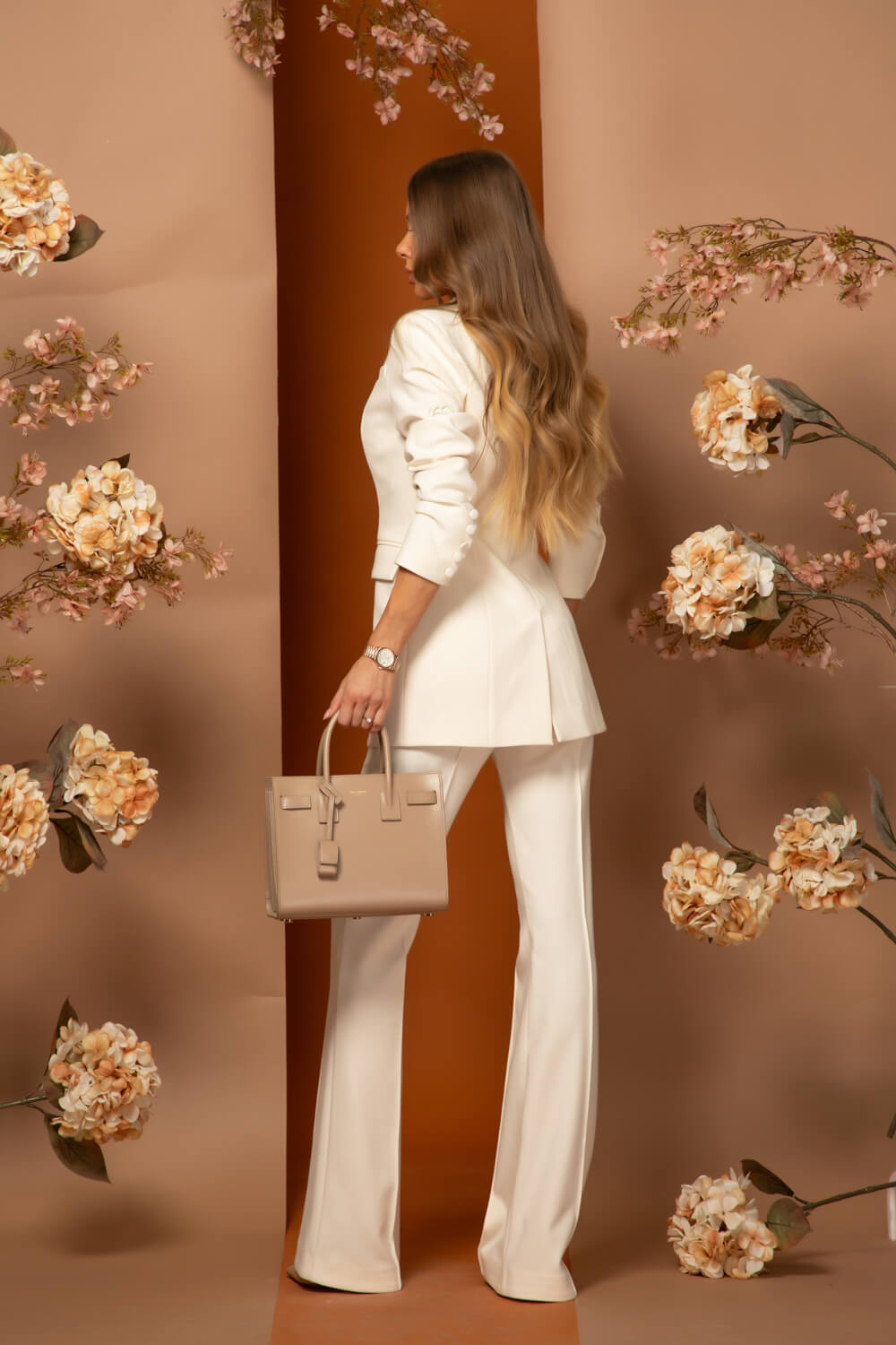 Old money Pantaloni - Soft Beige - Imagine 26