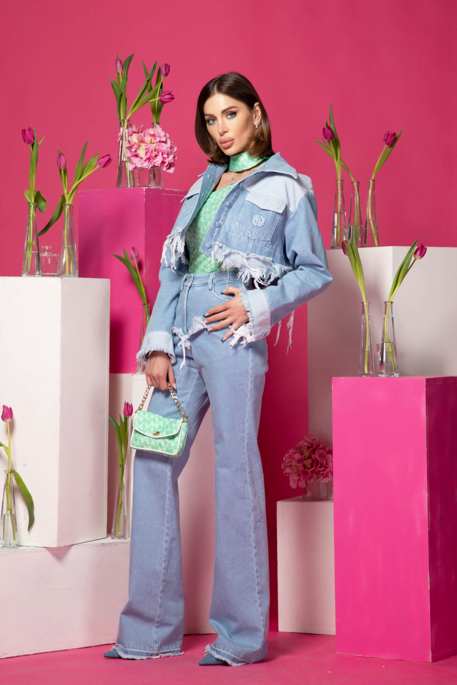 Fierce Femininity Blugi - Light Blue - Imagine 27