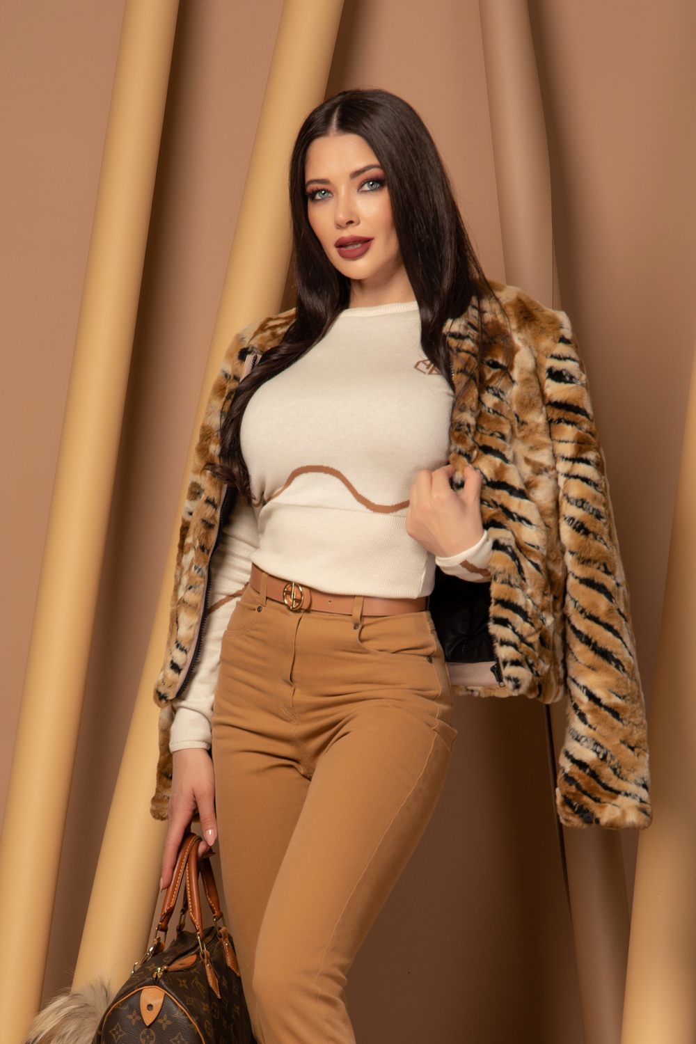 Sweater Weather Pulover de tricotat - Cream - Imagine 6