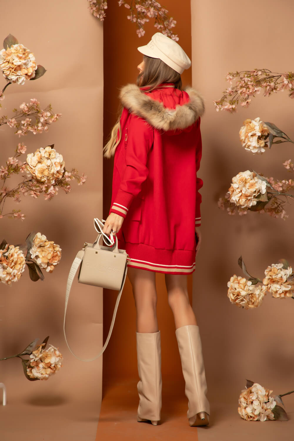 Luxury Classic Bomber - Red - Imagine 31