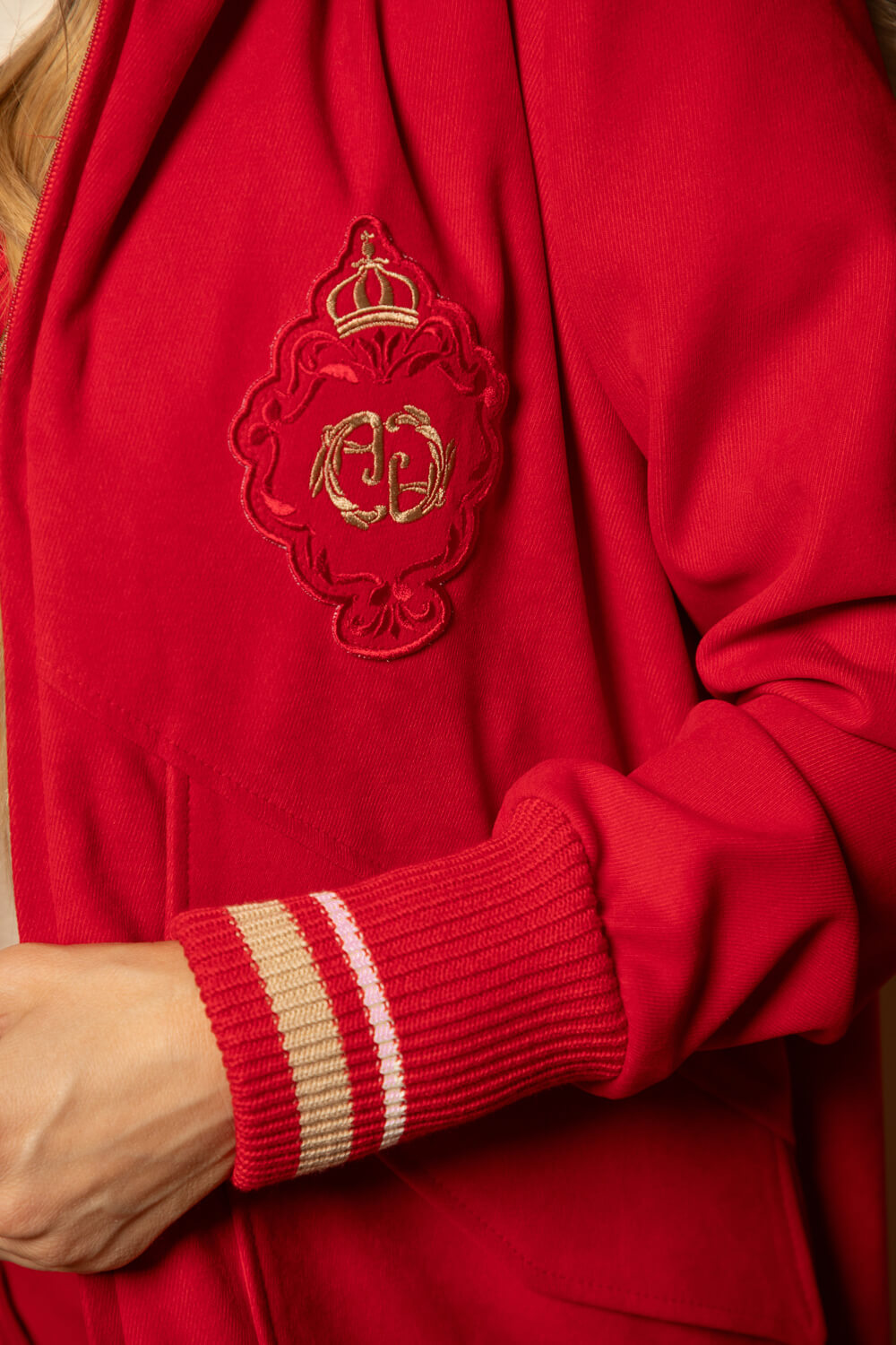 Luxury Classic Bomber - Red - Imagine 19