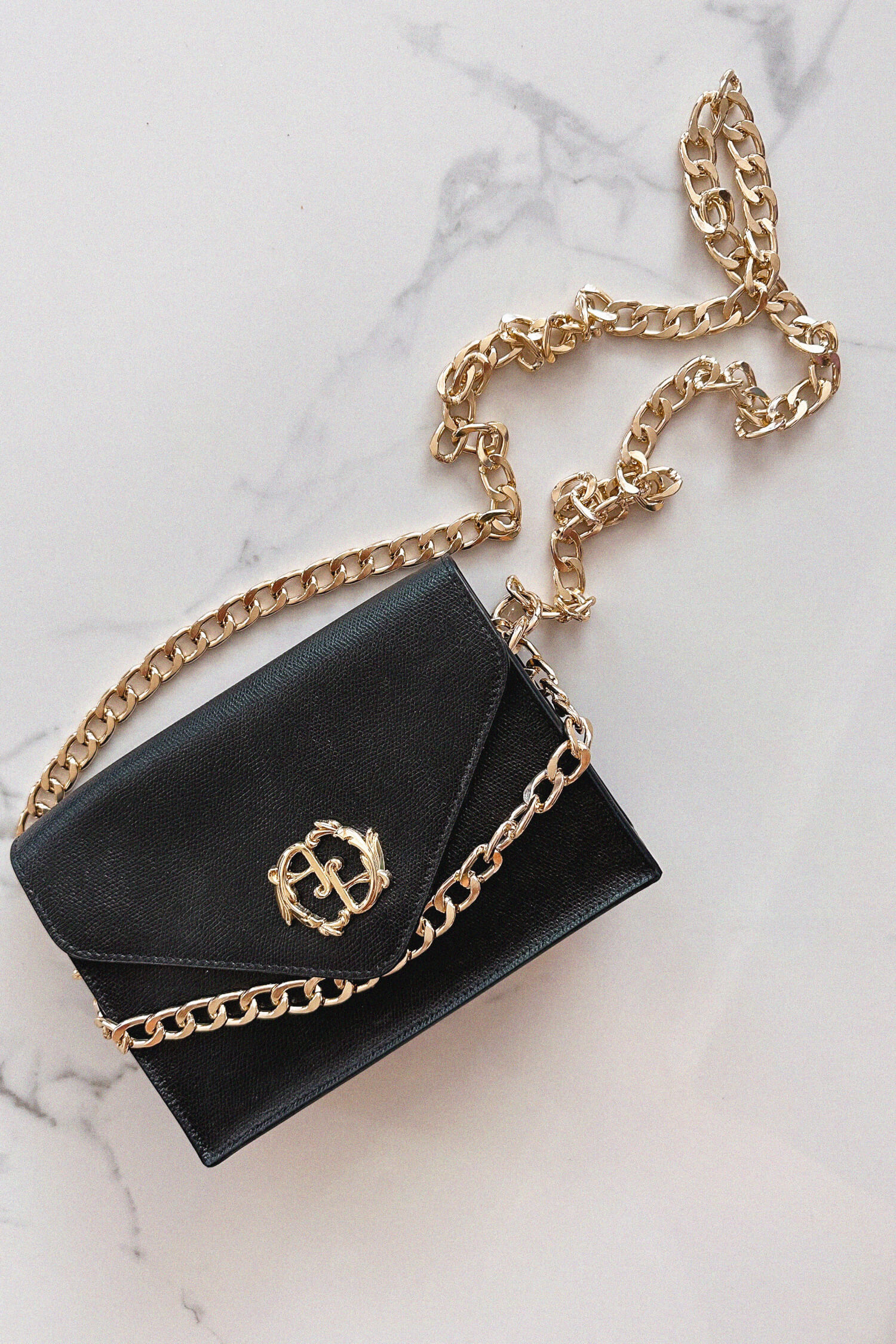 Rococo Logo Geantă - Black/Gold - Imagine 10