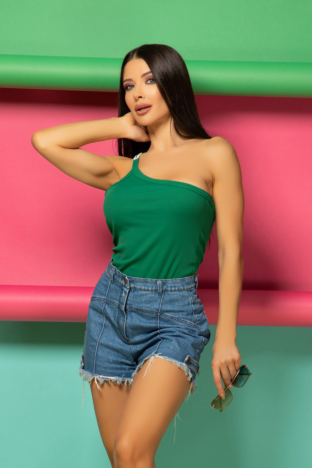 Woman In Love Top - Green - Imagine 8