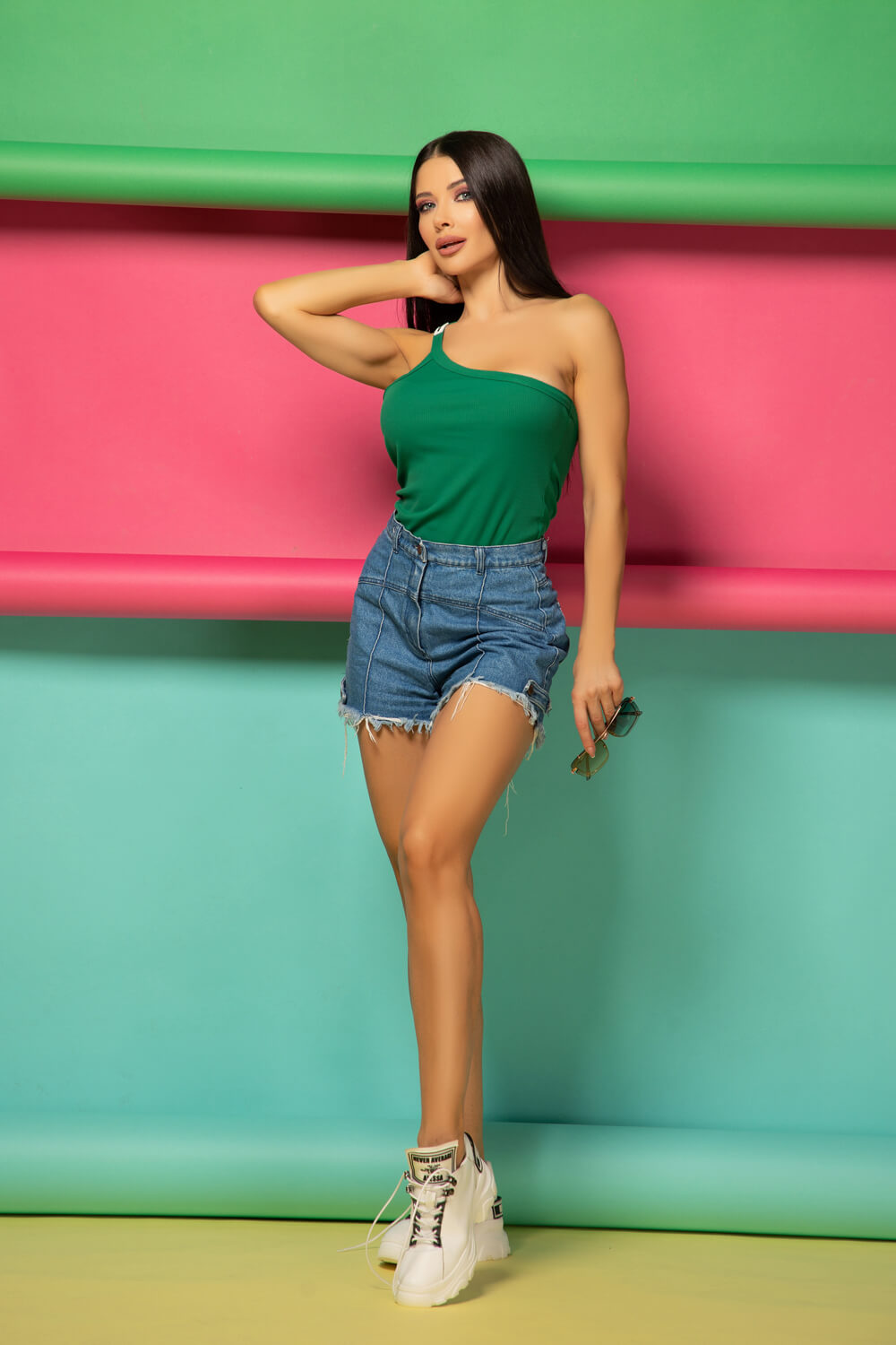 Woman In Love Top - Green - Imagine 7