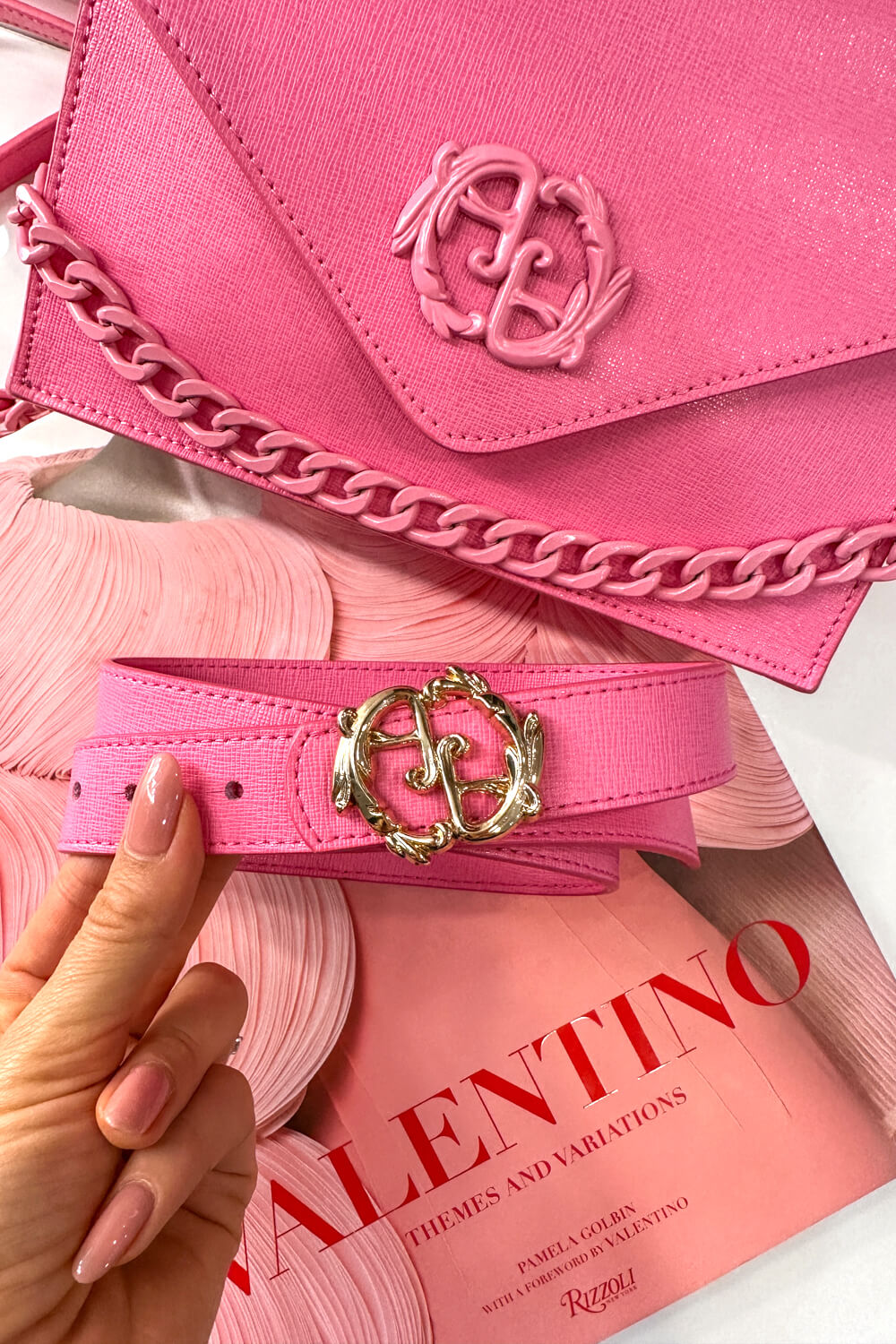 Rococo Logo Geanta - Candy Pink - Imagine 12
