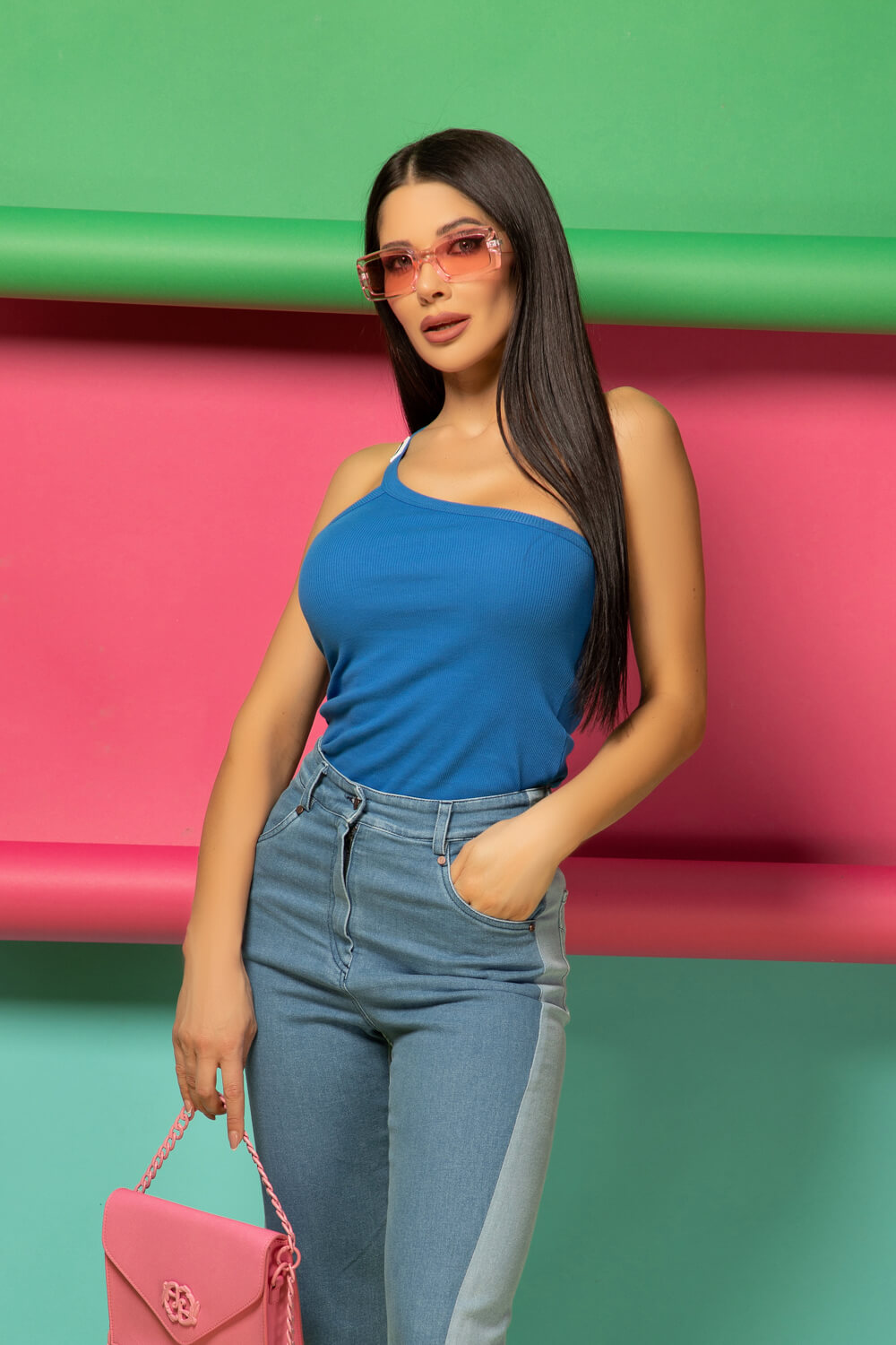 Woman In Love Top - Albastru - Imagine 11