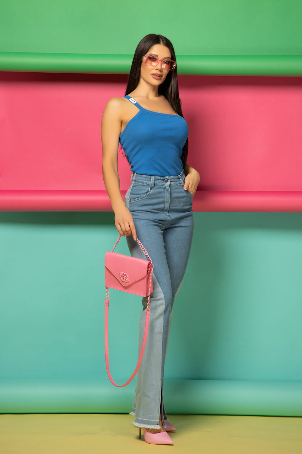 Woman In Love Top - Albastru - Imagine 13