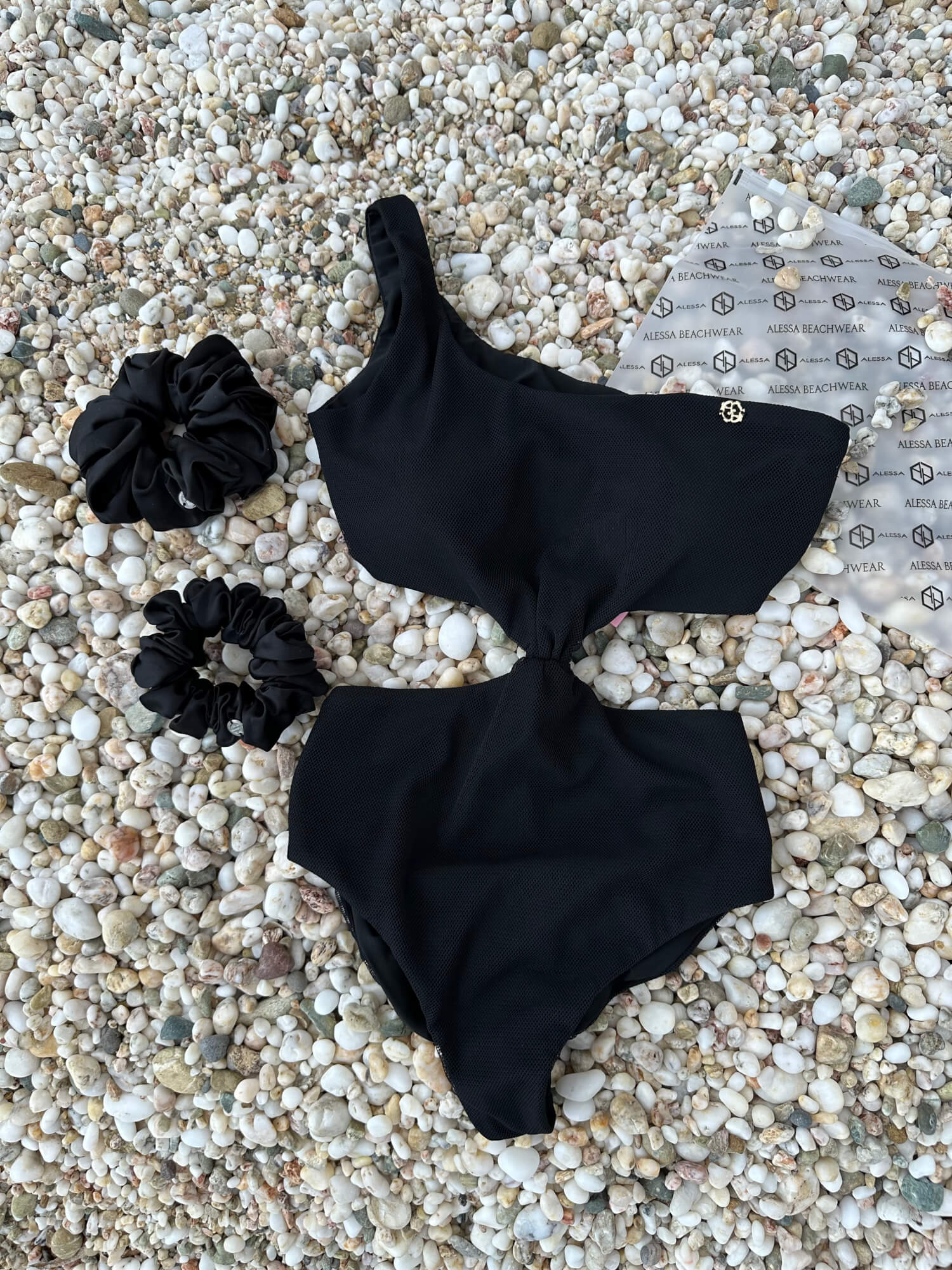 Palm Springs Chic Costum De Baie Întreg - Black - Imagine 12
