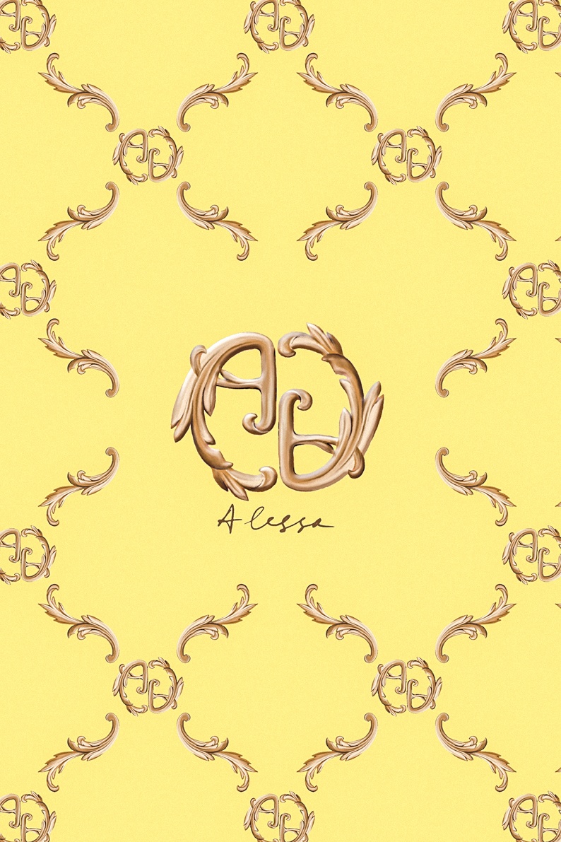Alessa Rococo prosop de plajă - galben - Imagine 4