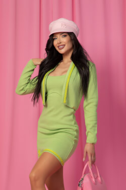 Reason To Grow Vestă Tricotată - Green