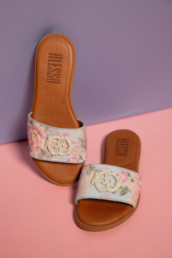 A Touch of Romance Papuci - Vista Blue