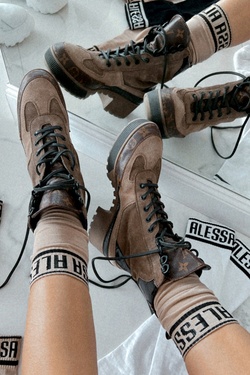 Don't Be Shy Alessa Șosete 3/4 - Nude