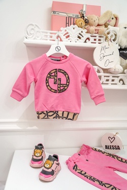 One more hug Alessa mini bluză - roz