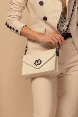 Rococo Logo Geantă - Soft Beige