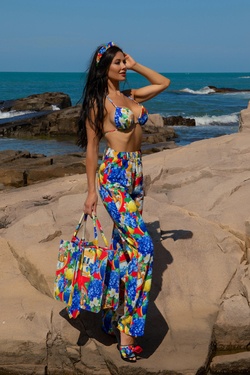 Paradise in Positano Pantalon de plajă