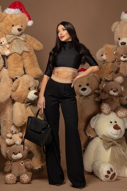 Adore You Pantaloni cu picior larg