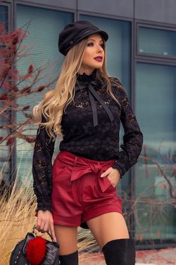 My Hobby is Success Bluză din dantelă