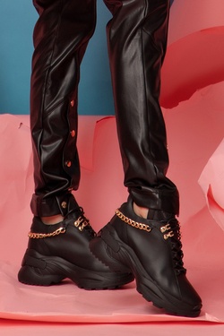 Ask about me Sneakers - Lănțișor Auriu