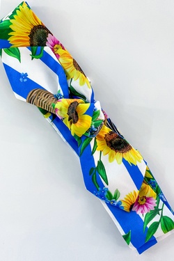 Keep on shining Bentiță de păr - albastră