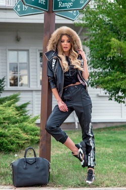 Treasure chest pantalon de piele