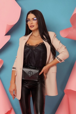 Charm You oversize Sacou - Nude