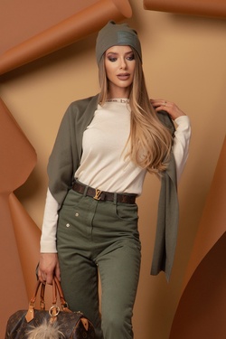 Out Till Dawn Eșarfă din Tricot - Military